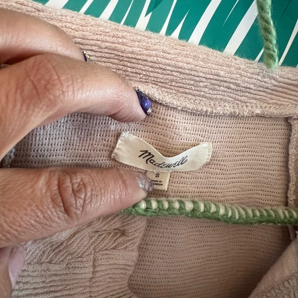 Madewell button from top with pleated sleeve detail size small - Picture 5 of 6